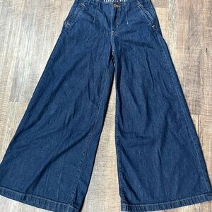 American Eagle A-Line fit mid-rise baggy jeans
